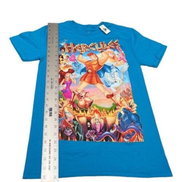 Disney Parks Men S Hercules T-Shirt Hades Zeus Phil Panic Pain Movie Meg Pegasus - Picture 2 of 6